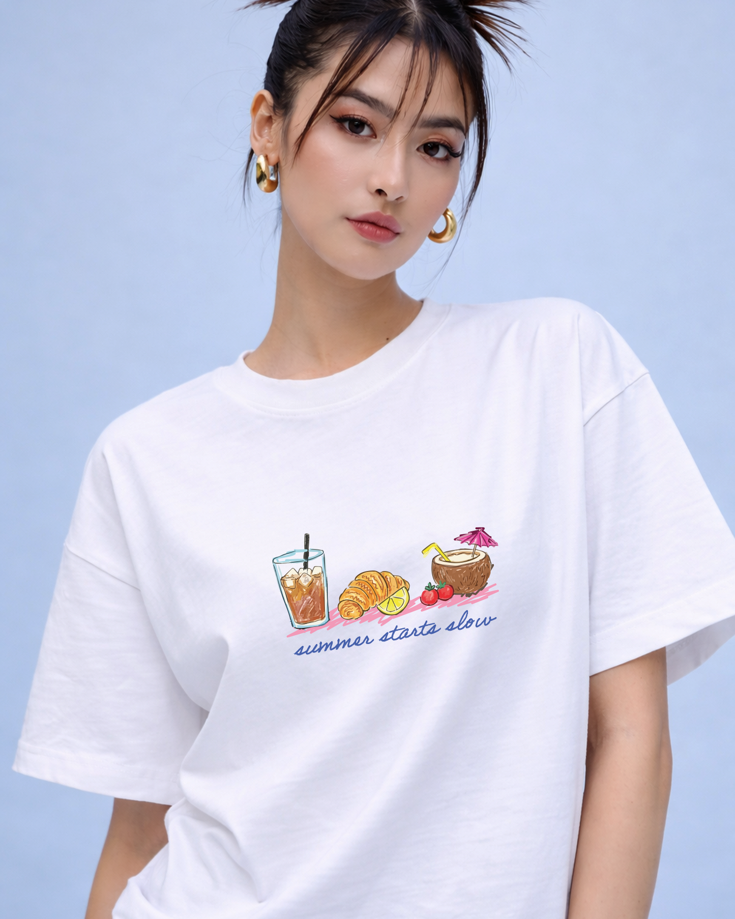 Summer Slow Oversized Tee.