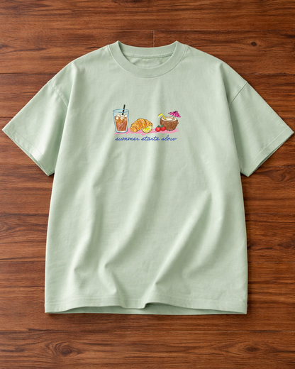 Summer Slow Oversized Tee.