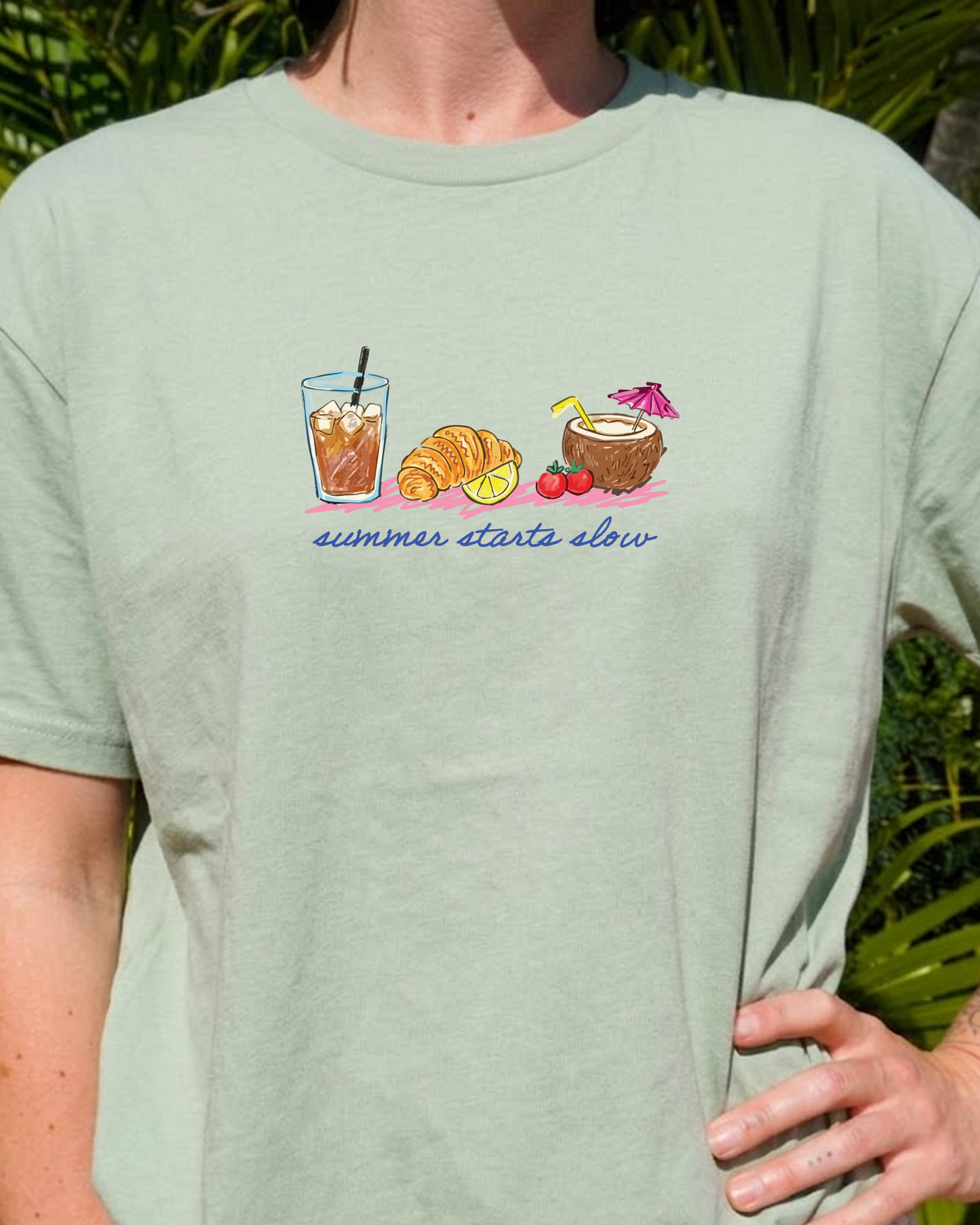 Summer Slow Oversized Tee.