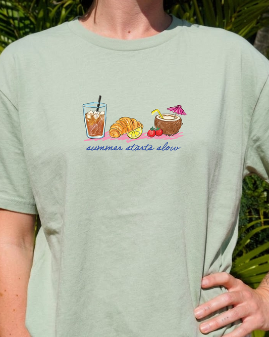 Summer Slow Oversized Tee.